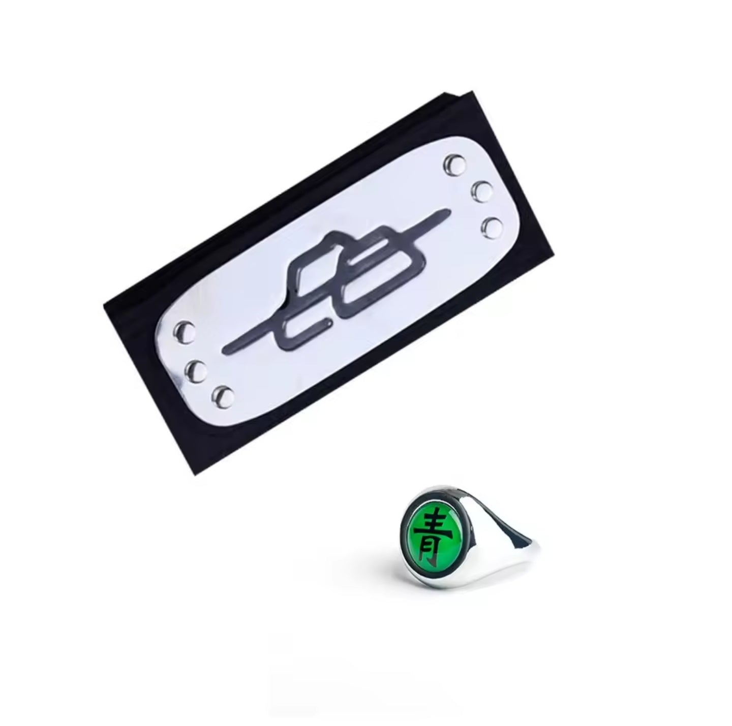 Deidara Member's Headband + Adjustable Size Ring 2pc Bundle