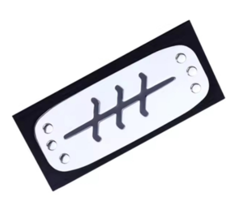Hidan Akatsuki Member's Headband + Adjustable Size Ring 2pc Bundle