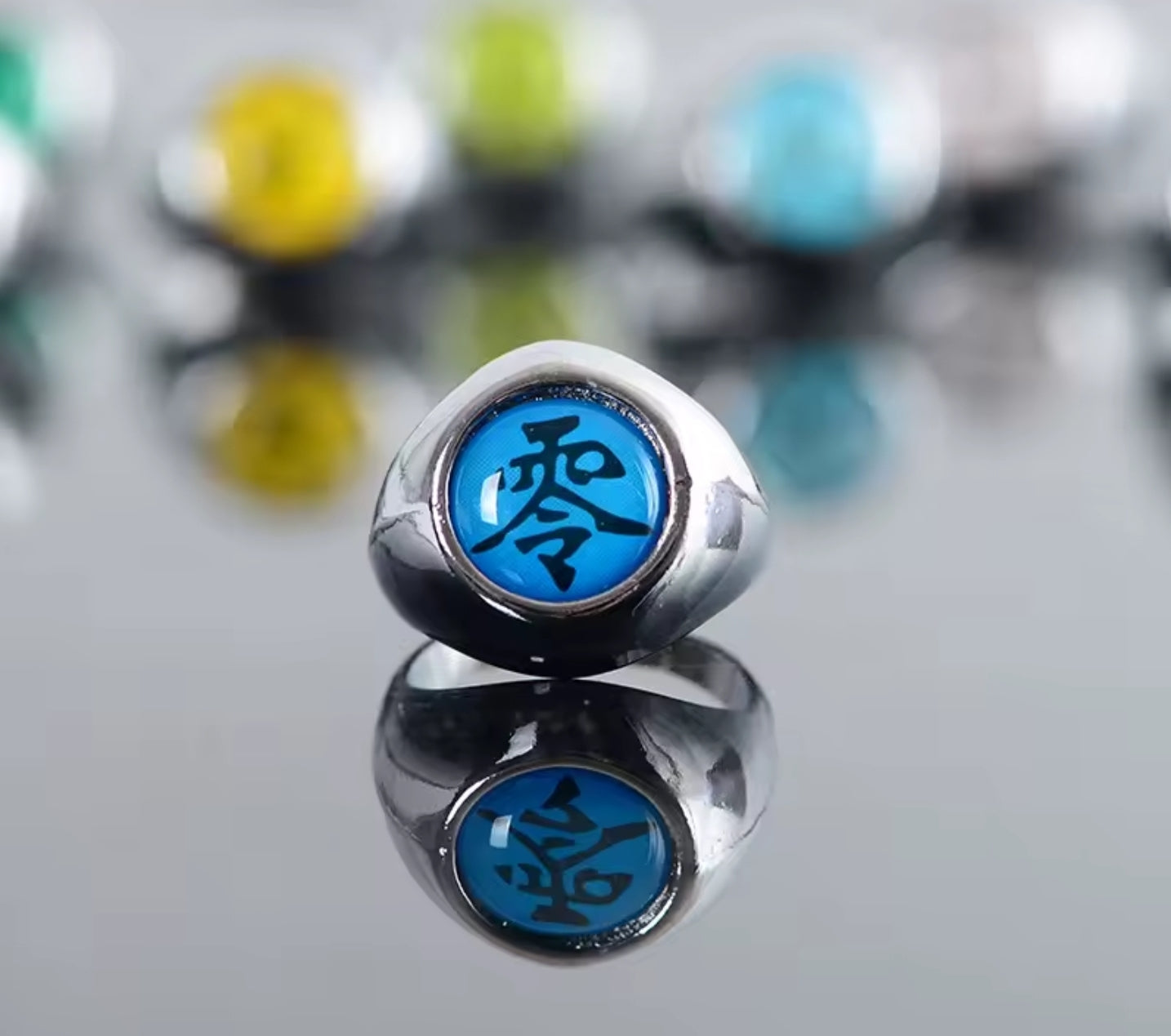 Nagato (Pain) Akatsuki Member's Headband + Adjustable Size Ring 2pc Bundle