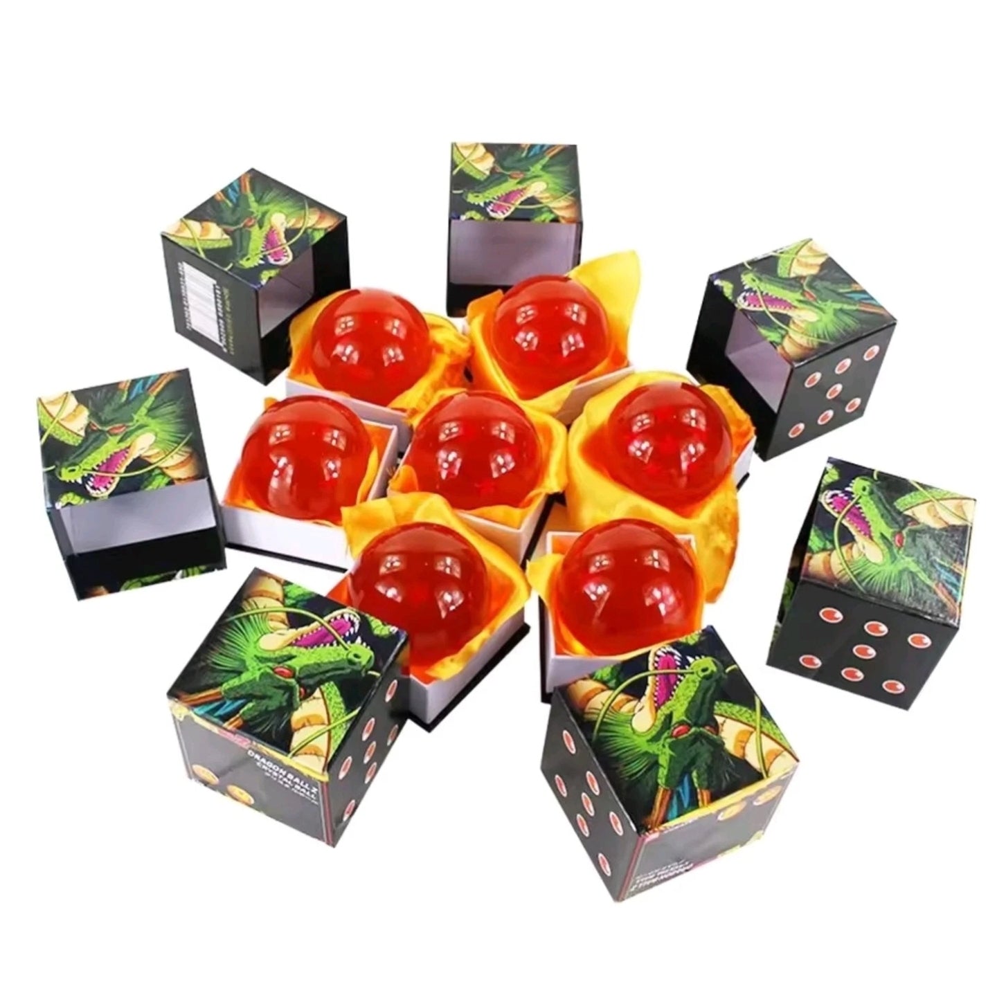 7.6cm Anime Manga Decorative All 7 Dragonballs
